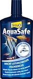 Tetra AquaSafe - Qualitäts-Wasseraufbereiter für fischgerechtes und naturnahes Aquariumwasser, neutralisiert fischschädliche Stoffe im Leitungswasser, 500 ml Flasche